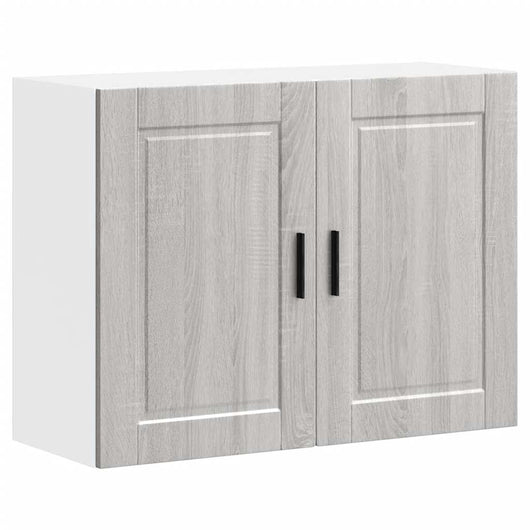 vidaXL Pensile da Cucina Porto Grigio Sonoma in Legno Multistrato