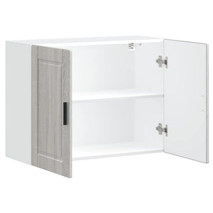 vidaXL Pensile da Cucina Porto Grigio Sonoma in Legno Multistrato