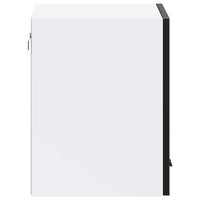 vidaXL Pensile da Cucina Porto Nero in Legno Multistrato