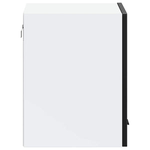 Pensile da Cucina-Mobile Cucina da Parete Porto Nero in Legno Multistrato 216344