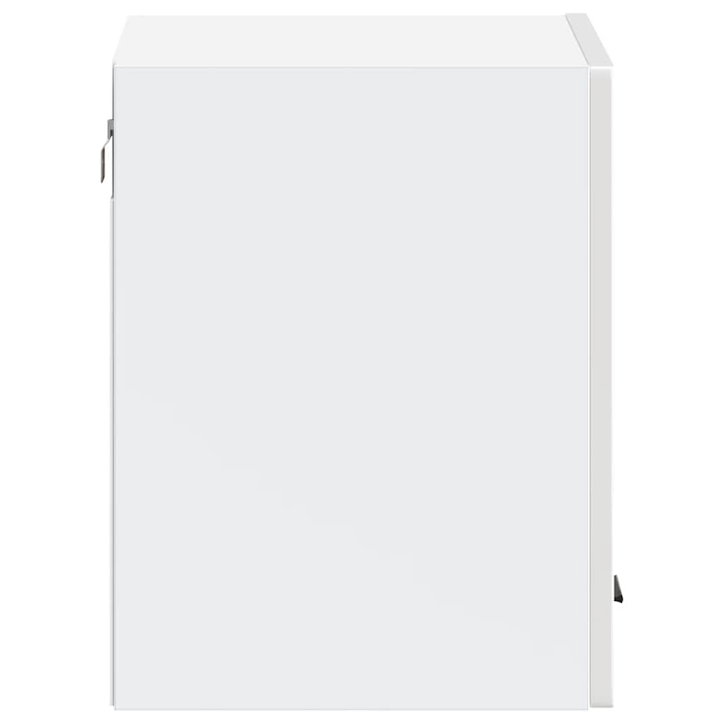 vidaXL Pensile da Cucina Porto Bianco Lucido in Legno Multistrato