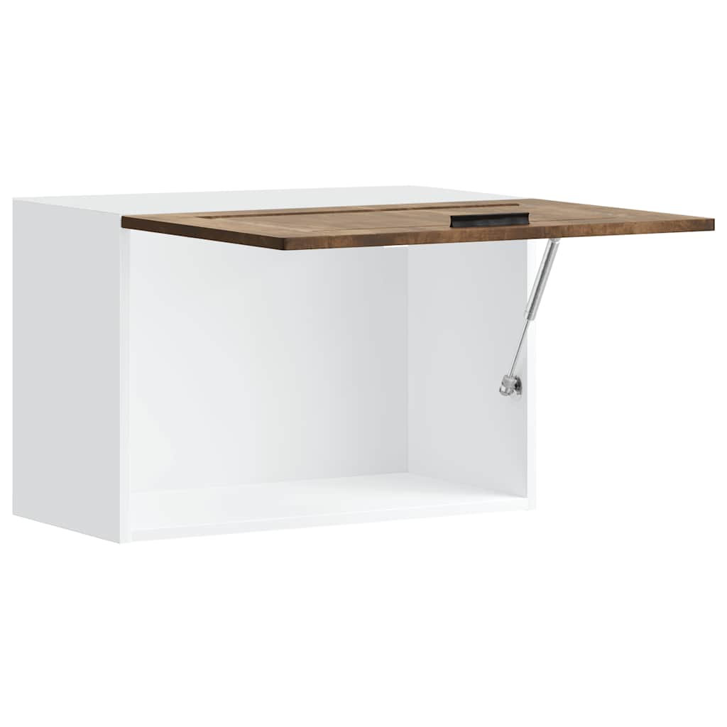 Pensile da Cucina-Mobile Cucina da Parete Porto Rovere Fumo in Legno Multistrato 945951