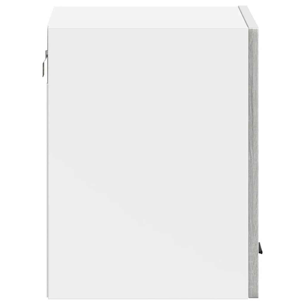 Pensile da Cucina-Mobile Cucina da Parete Porto Grigio Sonoma in Legno Multistrato 318603