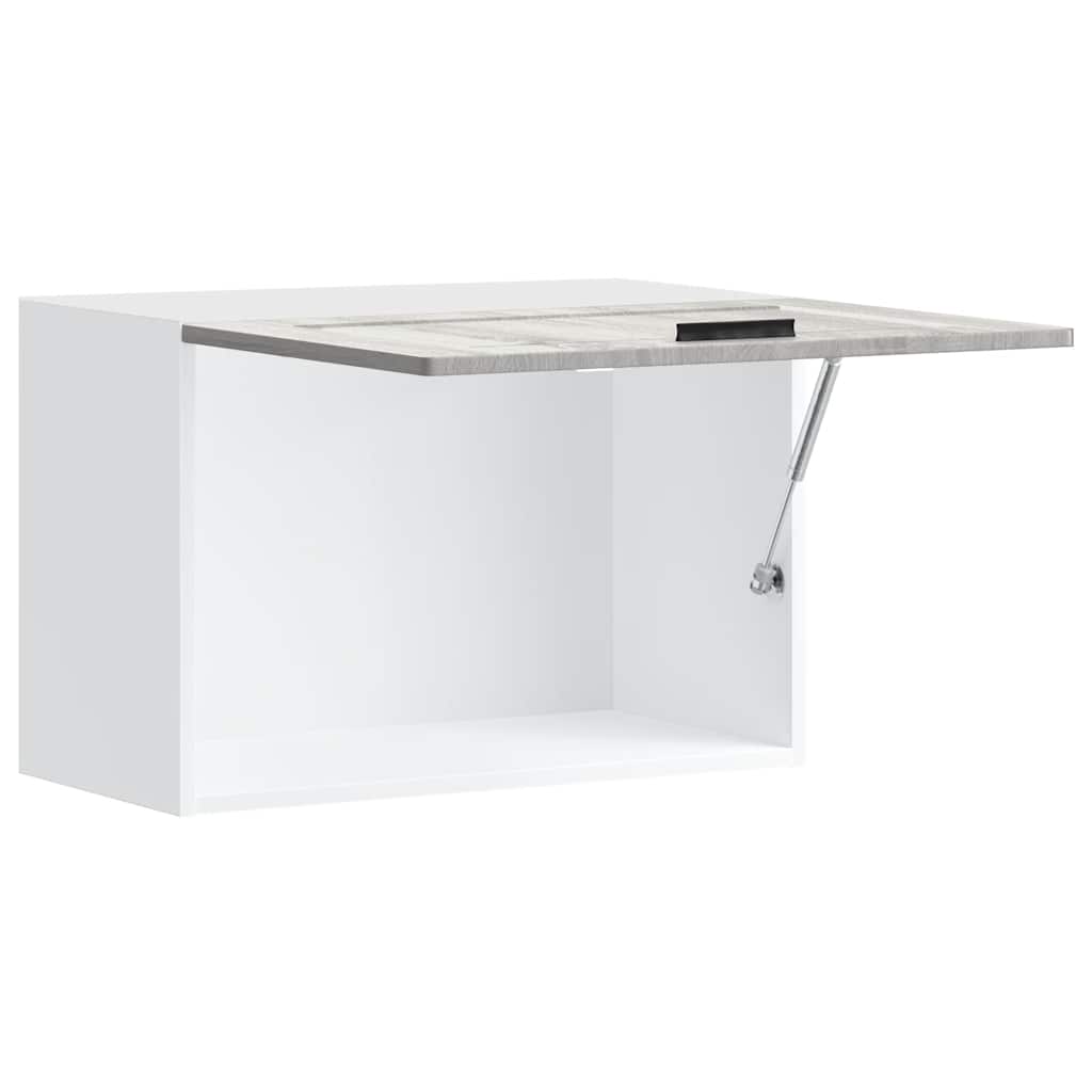 Pensile da Cucina-Mobile Cucina da Parete Porto Grigio Sonoma in Legno Multistrato 318603