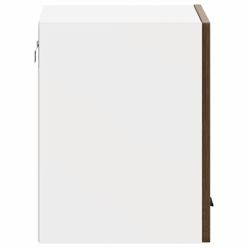 Pensile da Cucina-Mobile Cucina da Parete Porto Rovere Marrone in Legno Multistrato 763401