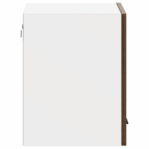 Pensile da Cucina-Mobile Cucina da Parete Porto Rovere Marrone in Legno Multistrato 763401