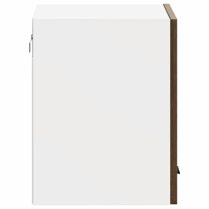 Pensile da Cucina-Mobile Cucina da Parete Porto Rovere Marrone in Legno Multistrato 763401