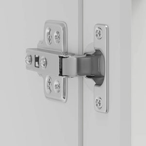 vidaXL Pensile da Cucina con Porta in Vetro Porto Bianco