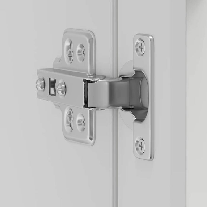 vidaXL Pensile da Cucina con Porta in Vetro Porto Bianco