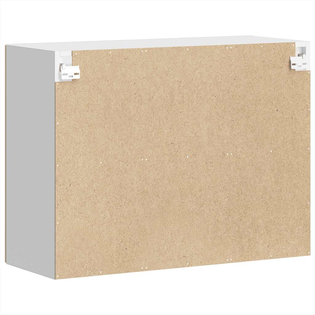 vidaXL Pensile da Cucina con Porta in Vetro Porto Rovere Sonoma