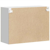 vidaXL Pensile da Cucina con Porta in Vetro Porto Rovere Sonoma