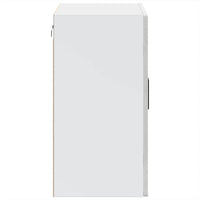 vidaXL Pensile da Cucina con Porta in Vetro Porto Grigio Cemento