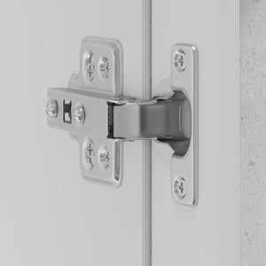 vidaXL Pensile da Cucina con Porta in Vetro Porto Grigio Cemento