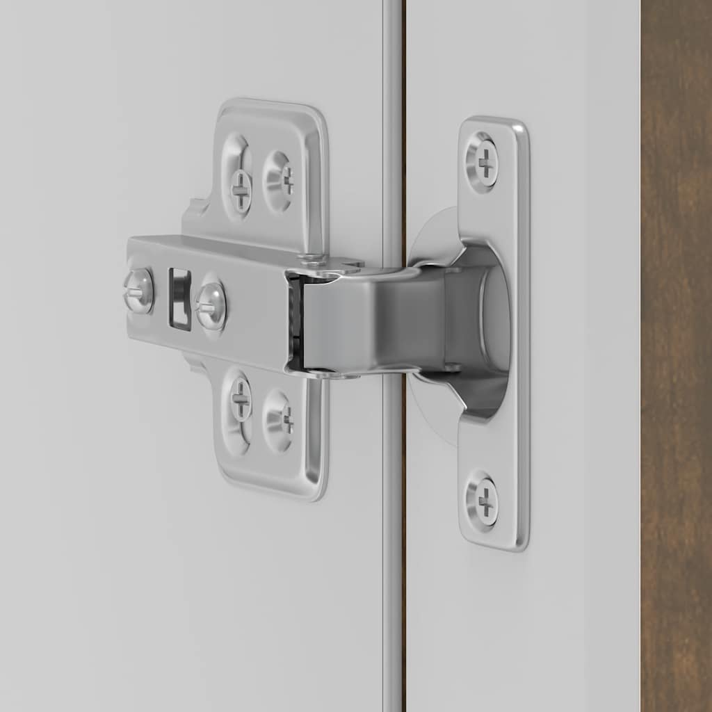 vidaXL Pensile da Cucina con Porta in Vetro Porto Rovere Fumo