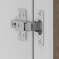 vidaXL Pensile da Cucina con Porta in Vetro Porto Rovere Fumo