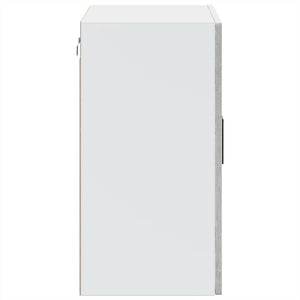 vidaXL Pensile da Cucina con Porta in Vetro Porto Grigio Sonoma