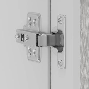 vidaXL Pensile da Cucina con Porta in Vetro Porto Grigio Sonoma