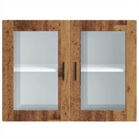 Pensile da Cucina con Porta in Vetro Porto Legno Vecchio 854095