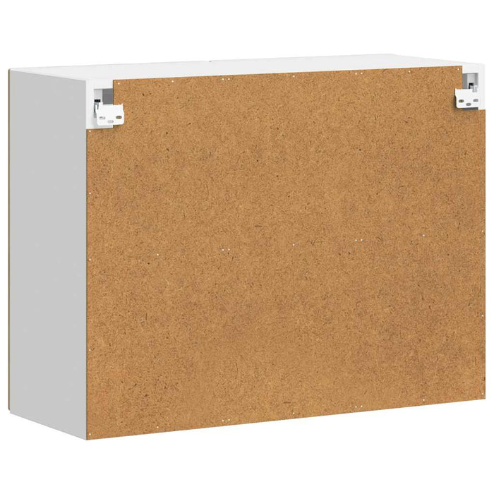 Pensile da Cucina con Porta in Vetro-Mobile Cucina da Parete Porto Rovere Artigianale 521655