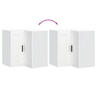 Pensile da Cucina ad Angolo Porto Bianco in Legno Multistrato