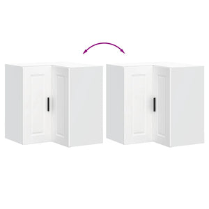 Pensile da Cucina ad Angolo Porto Bianco in Legno Multistrato