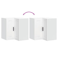 Pensile da Cucina ad Angolo Porto Bianco in Legno Multistrato 854097