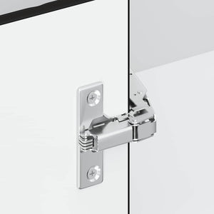 vidaXL Pensile da Cucina ad Angolo Porto Nero in Legno Multistrato