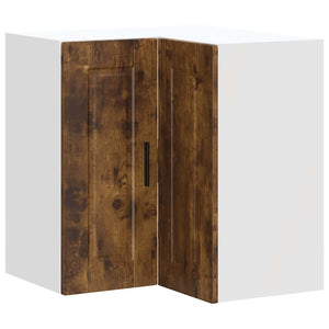 Pensile da Cucina ad Angolo Porto Rovere Fumo Legno Multistrato 854102