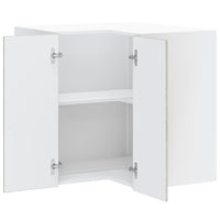 vidaXL Pensile da Cucina ad Angolo Porto Grigio Sonoma in Truciolato