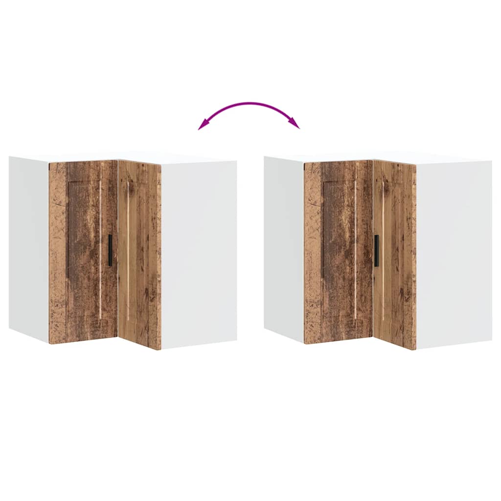 Pensile da Cucina ad Angolo Porto Legno Antico in Truciolato 854105