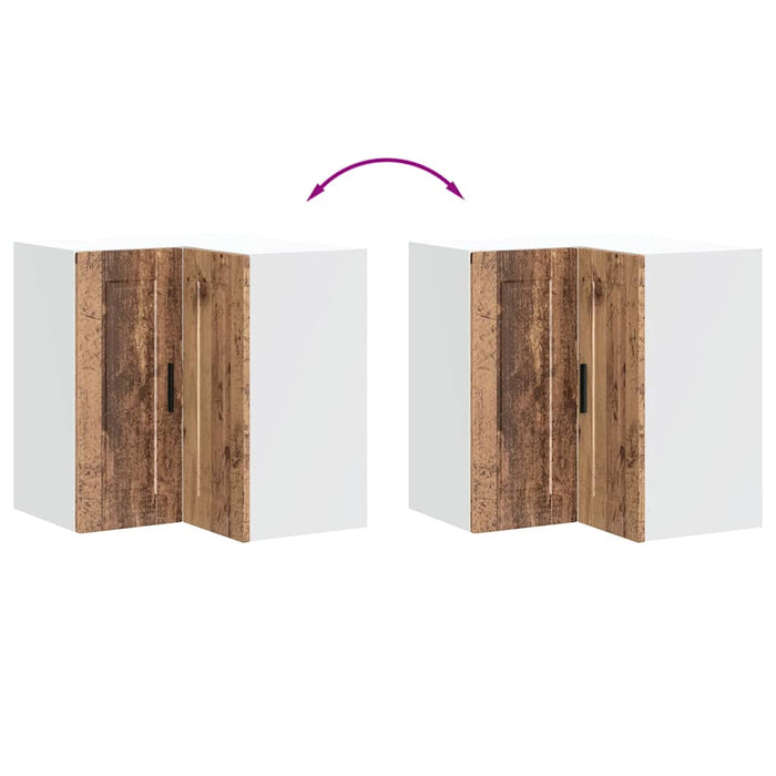 Pensile da Cucina ad Angolo Porto Legno Antico in Truciolato 854105