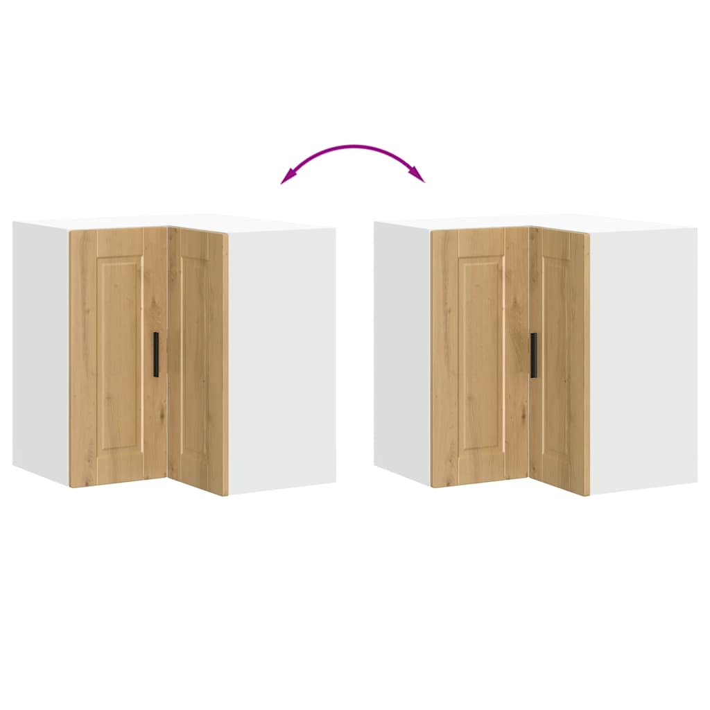 Pensile da Cucina ad Angolo-Mobile Cucina da Parete Porto Rovere Artigianale Truciolato