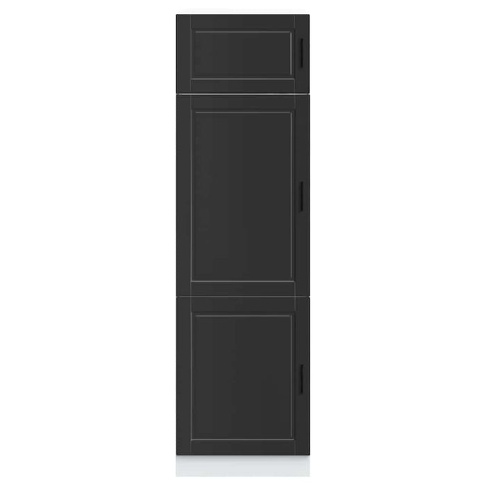 Armadio da Cucina-Credenza da Cucina Porto Nero in Legno Multistrato