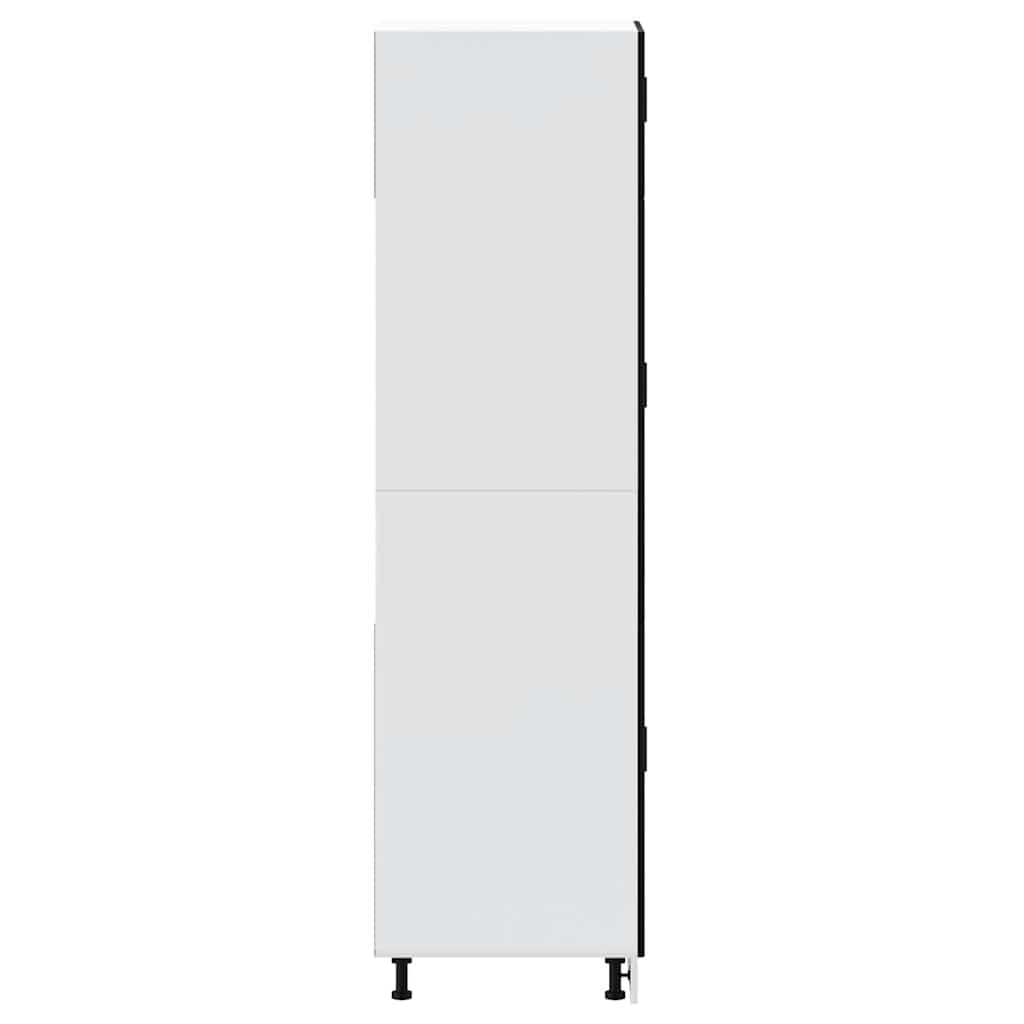 Armadio da Cucina Porto Nero in Legno Multistrato 854108