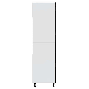 Armadio da Cucina Porto Nero in Legno Multistrato 854108