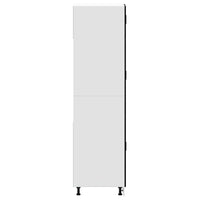 vidaXL Armadio da Cucina Porto Nero in Legno Multistrato