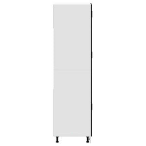 vidaXL Armadio da Cucina Porto Nero in Legno Multistrato