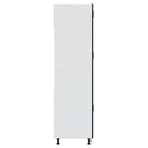 Armadio da Cucina-Credenza da Cucina Porto Nero in Legno Multistrato