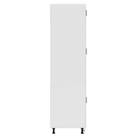 Armadio da Cucina Porto Bianco Lucido in Legno Multistrato 854109