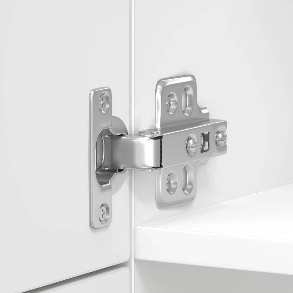 vidaXL Armadio da Cucina Porto Bianco Lucido in Legno Multistrato