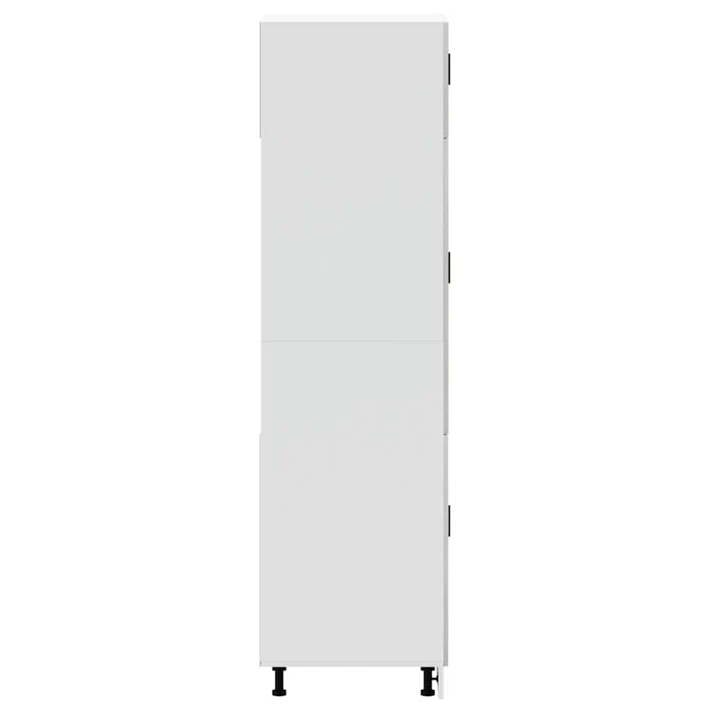 Armadio da Cucina-Credenza da Cucina Porto Grigio Cemento in Legno Multistrato