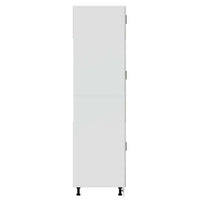 Armadio da Cucina-Credenza da Cucina Porto Grigio Cemento in Legno Multistrato