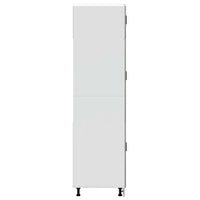 Armadio da Cucina-Credenza da Cucina Porto Grigio Sonoma in Legno Multistrato