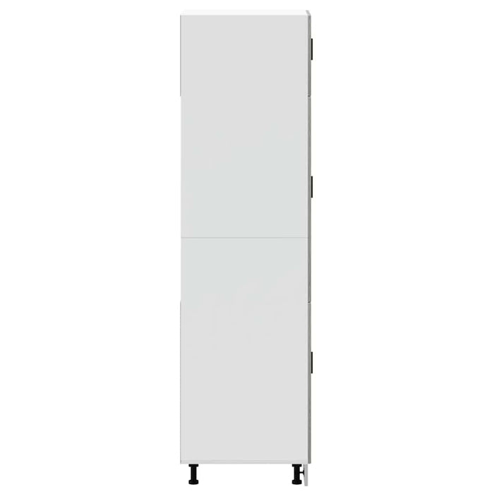 Armadio da Cucina-Credenza da Cucina Porto Grigio Sonoma in Legno Multistrato