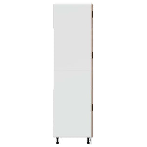 Armadio da Cucina-Credenza da Cucina Porto Rovere Marrone in Legno Multistrato