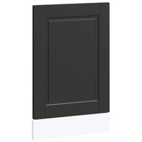 vidaXL Pannello Lavastoviglie Porto Nero 45x1,5x67 cm in Truciolato