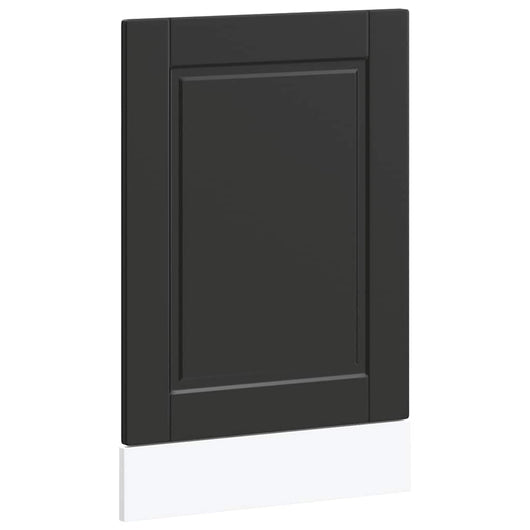 vidaXL Pannello Lavastoviglie Porto Nero 45x1,5x67 cm in Truciolato