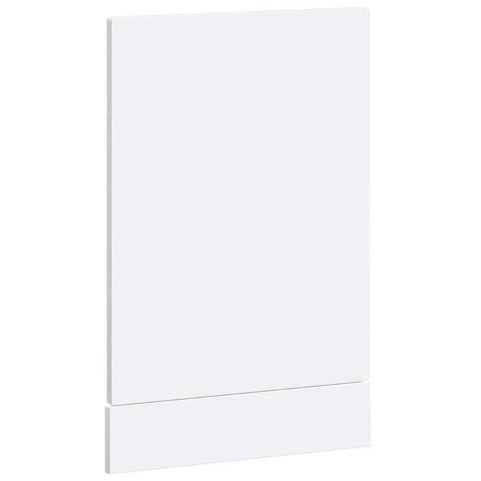 vidaXL Pannello Lavastoviglie Porto Bianco Lucido 45x1,5x67 cm