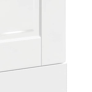 vidaXL Pannello Lavastoviglie Porto Bianco Lucido 45x1,5x67 cm