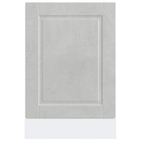 Pannello Lavastoviglie Porto Grigio Cemento 45x1,5x67 cm